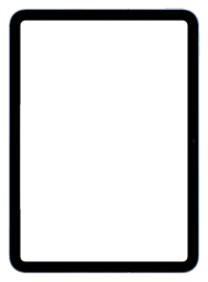 iPad frame in Blue