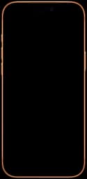 iPhone 17 Pro Max frame in Cosmic Orange