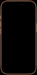 iPhone 17 Pro frame in Cosmic Orange